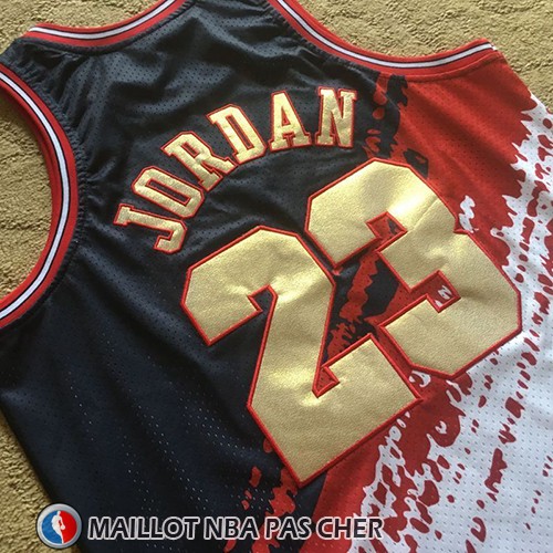 Maillot Chicago Bulls Michael Jordan Mitchell & Ness Noir
